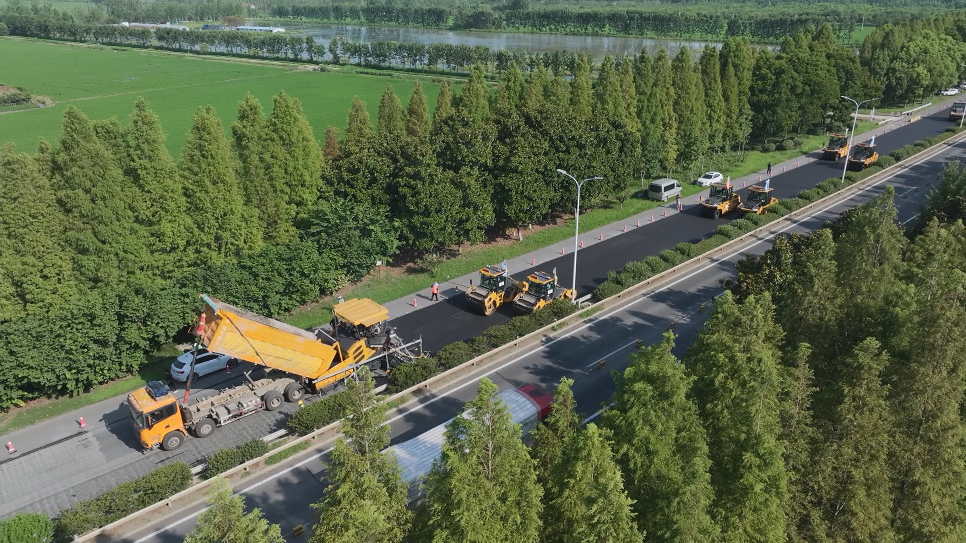 智慧“双剑”合璧 淮安公路刷新国省道智能养护新高度