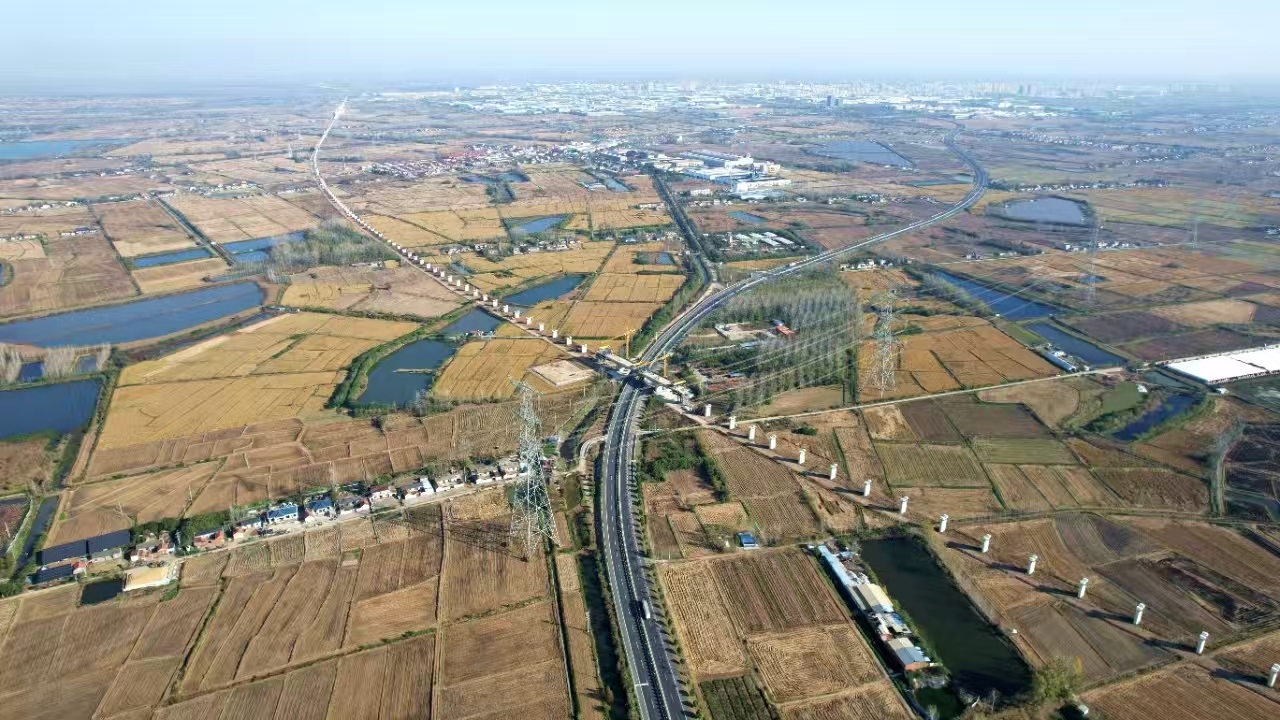 宁淮城际铁路站前2标25联连续梁全部合龙